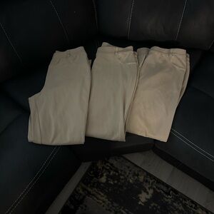 Izod women's Khaki uniform pants